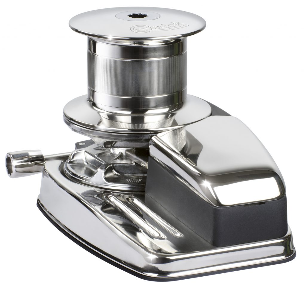 QUICK DAVE 2300W 24V 12MM LEFT HAWSE PIPE DRUM Harrold Marine Wholesale